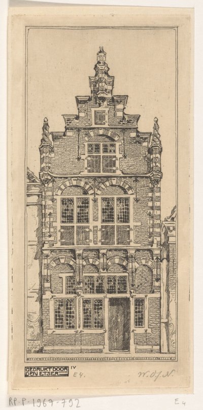 Fassade des Edams Museums von Wijnand Otto Jan Nieuwenkamp (signed by artist)