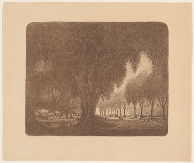 Weltevreden von Wijnand Otto Jan Nieuwenkamp (signed by artist)