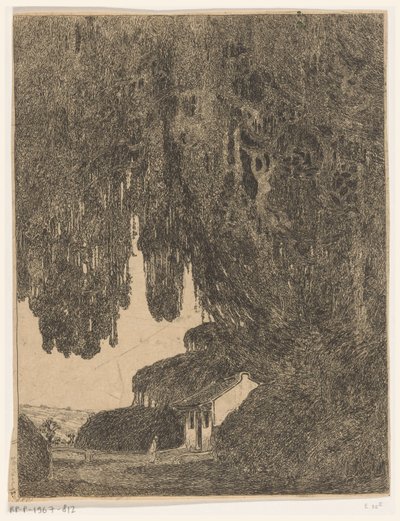 Chinesische Kapelle in der Umgebung von Semarang auf Java von Wijnand Otto Jan Nieuwenkamp