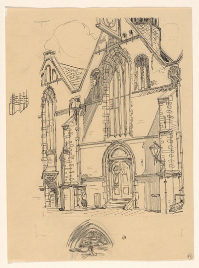 Westfassade der Noorderkerk in Hoorn von Wijnand Otto Jan Nieuwenkamp