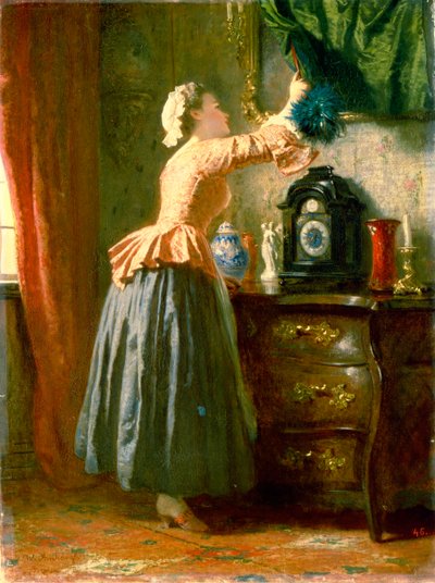 Eine Magd, 19. Jahrhundert von Wilhelm Amberg