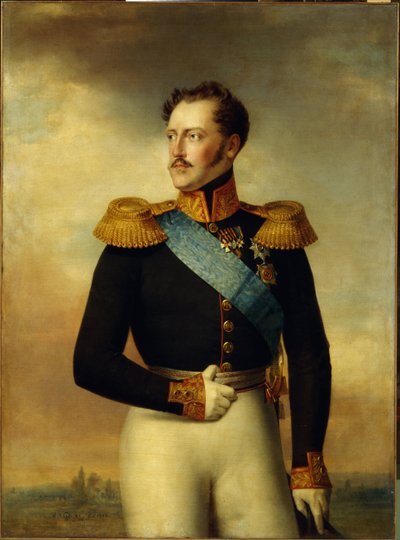 Porträt von Kaiser Nikolaus I. von Wilhelm August Golicke
