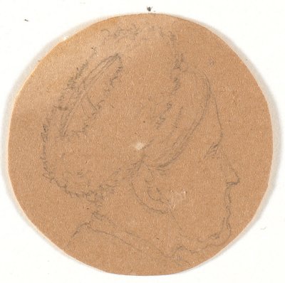 Kopf. Profil nach rechts von Wilhelm Bendz
