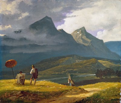 Gebirgslandschaft von Wilhelm Bendz