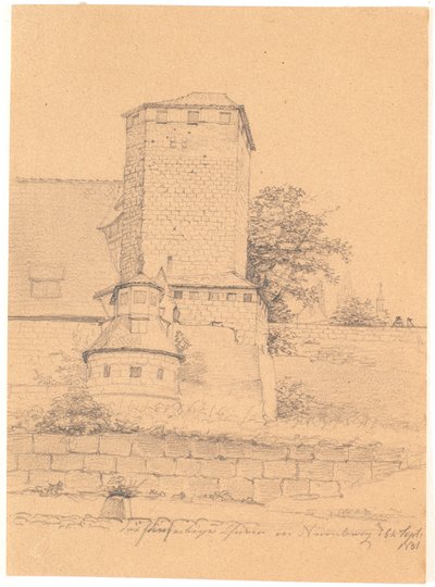 Turmbau. Nürnberg von Wilhelm Bendz