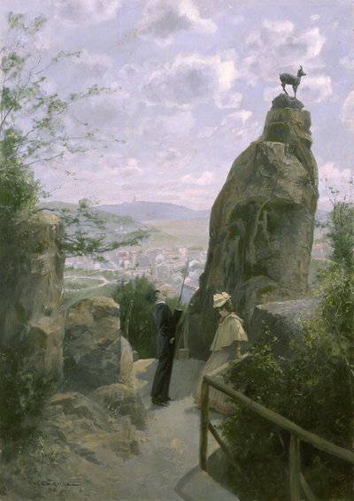 Gemse am Hirschensprung von Wilhelm Gause