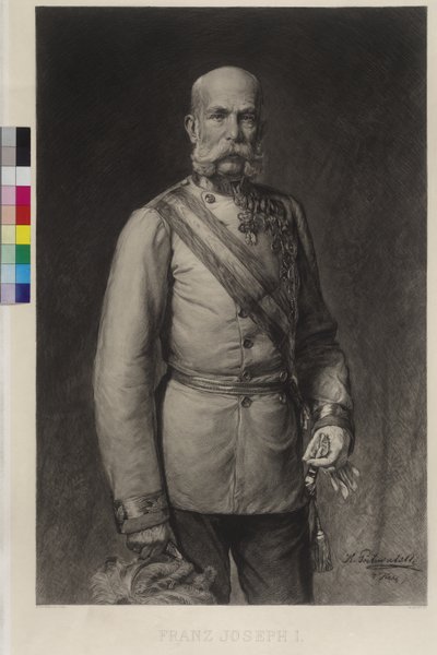 Franz Joseph I in Galauniform eines Feldmarschalls von Wilhelm Hecht