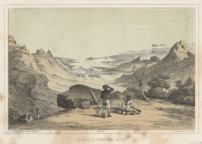 Mauritius vom Pouce, 1855 von Wilhelm Joseph Heine