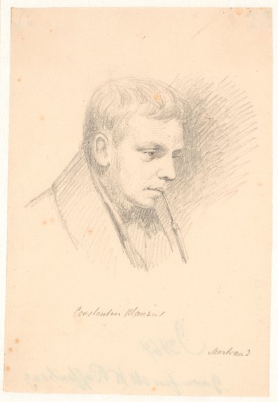 Porträt von Constantin Hansen von Wilhelm Marstrand