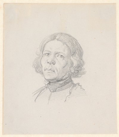 Porträtkopf, schwedischer Bauer von Wilhelm Marstrand