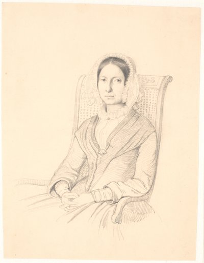 Porträt von Sophie Frederikke Raffenberg, sitzend in einem Lehnstuhl von Wilhelm Marstrand