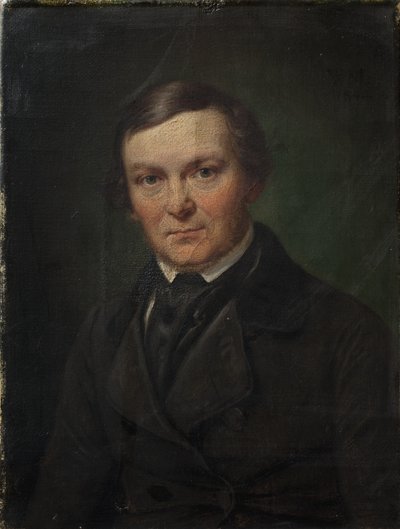 Der Architekt Gottlieb Bindesbøll von Wilhelm Marstrand