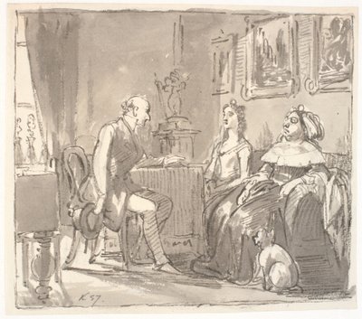 Besuch bei ihrer Gnaden von Wilhelm Marstrand