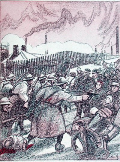 Unterdrückung der französischen Armee während der Ruhrbesetzung, aus 