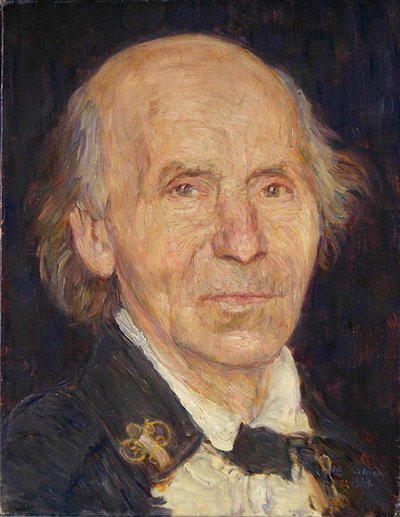 Porträt eines Bauern aus Schwalm von Wilhelm Thielmann