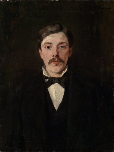 Bildnis Dr. Karl Ignaz Trübner, Bruder des Künstlers von Wilhelm Trübner