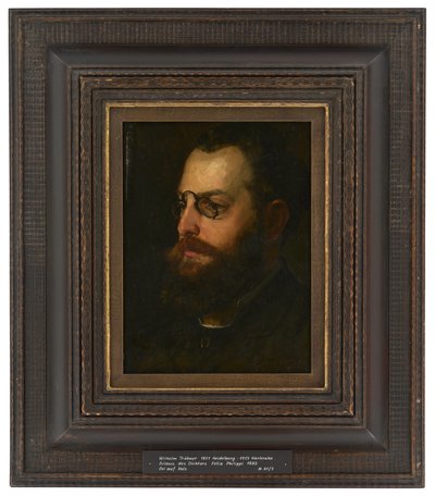 Bildnis des Dichters Felix Philippi von Wilhelm Trübner