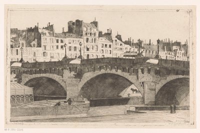 Pont Neuf von Willem Adrianus Grondhout (signed by artist)
