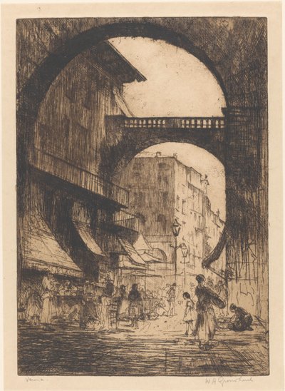 Verona von Willem Adrianus Grondhout (signed by artist)