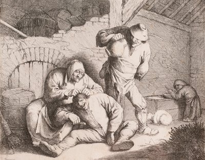 Läuseentferner, nach Anthonie Victoryns von Willem Basse