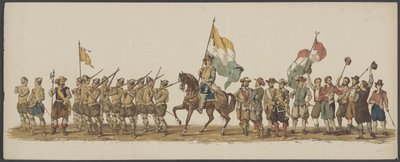 Delfter Umzug von 1862, erste und zweite Gruppe von Willem Bernardus IJzerdraat
