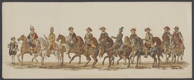 Delfter Umzug von 1862, vierte Gruppe von Willem Bernardus IJzerdraat
