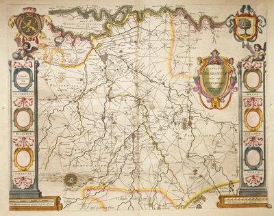 Brabant aus Theatrum Orbis Terrarum, Amsterdam von Willem Blaeu
