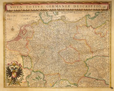 Hodierna Germany aus Theatrum Orbis Terrarum von Willem Bleau, Amsterdam von Willem Blaeu