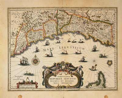 Karte des Herzogtums Monferrato, von Willem Blaeu, Gravur aus Regionum Italiae von Willem Blaeu