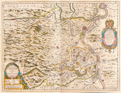 Orange und Avignon, in 
