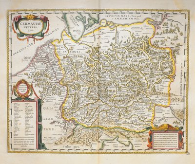 Veteris Germany aus Theatrum Orbis Terrarum von Willem Bleau, Amsterdam von Willem Blaeu