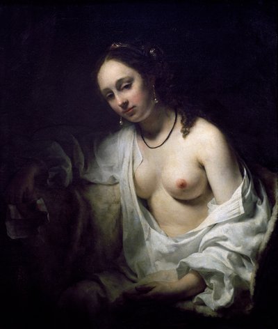 Bathseba erhält einen Brief von David, von Willem Drost von Willem Drost