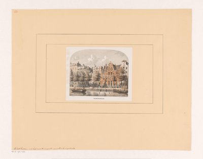 Herengracht mit Haus Bartolotti in Amsterdam von Willem Hekking jr.