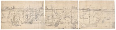 Die holländische Flotte vor Kopenhagen 1658 von Willem I van de Velde
