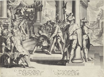Allegorie auf die Unverletzlichkeit des Gesetzes von Willem Isaacsz. van Swanenburg