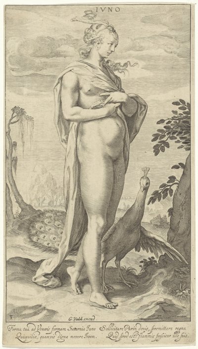 Juno mit Pfau von Willem Isaacsz. van Swanenburg