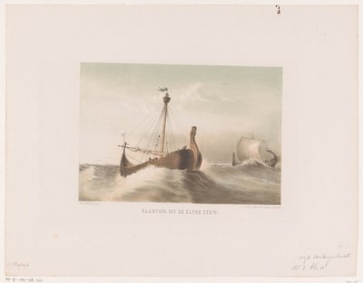Schiff, 11. Jahrhundert von Willem Jacob Hofdijk