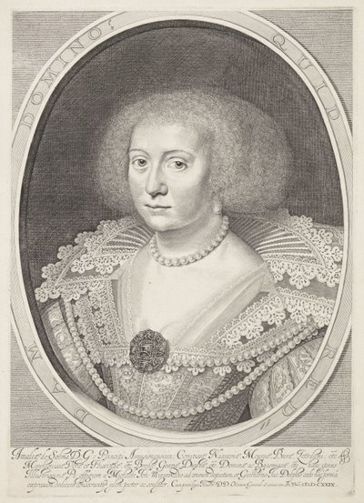 Porträt von Amalia von Solms von Willem Jacobsz Delff