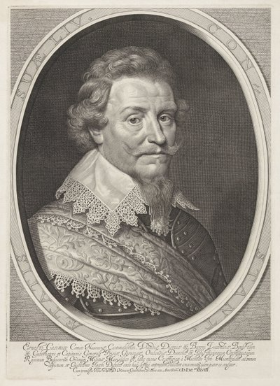 Porträt von Ernst Casimir, Graf von Nassau-Dietz von Willem Jacobsz Delff