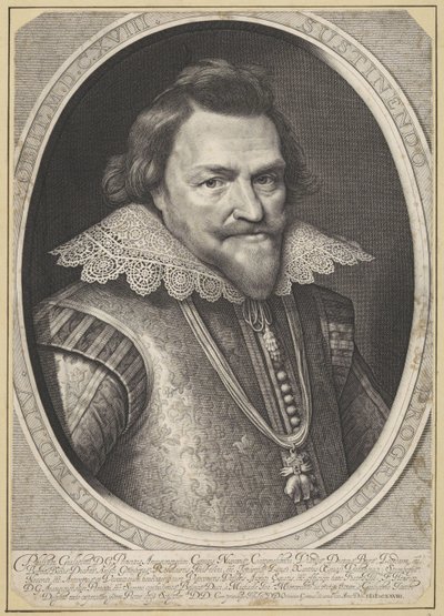 Porträt von Filips Willem, Prinz von Oranien von Willem Jacobsz Delff