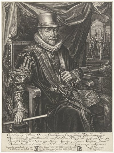 Porträt von Wilhelm I., Prinz von Oranien von Willem Jacobsz Delff