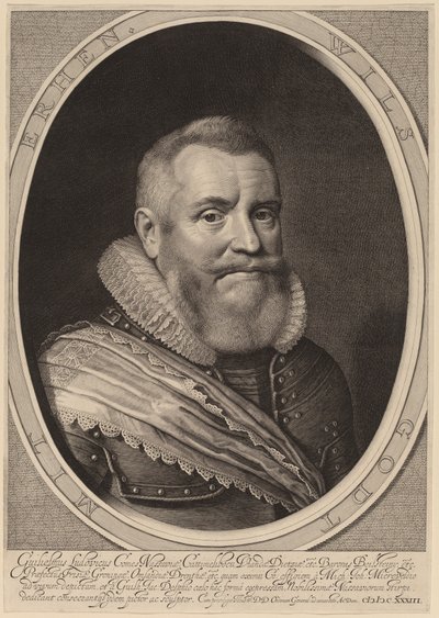 Wilhelm Ludwig, Graf von Nassau-Beilstein von Willem Jacobsz Delff after Michiel van Miereveld