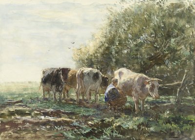 Der Melkstand von Willem Maris