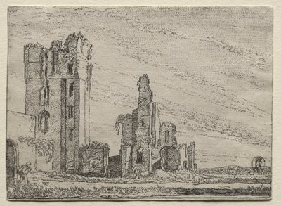 Ruinen der Burg Huys Te Kleef bei Haarlem von Willem Pietersz Buytewech
