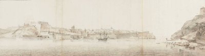 Blick auf Valletta auf der Insel Malta, gesehen von Senglea von Willem Schellinks