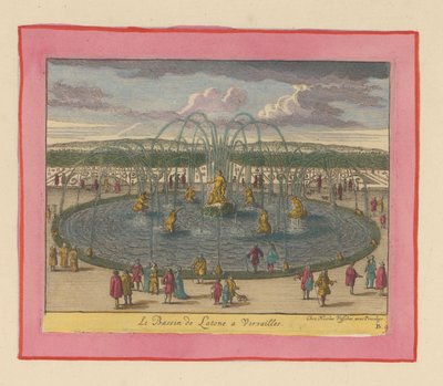 Bassin de Latone in den Gärten von Versailles von Willem Swidde
