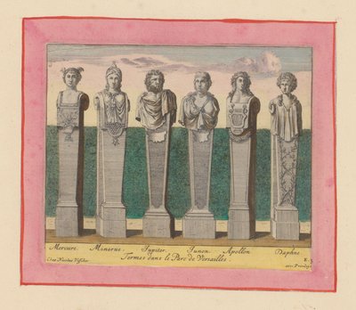 Hermes von Merkur, Minerva, Jupiter, Juno, Apollo und Daphne von Willem Swidde