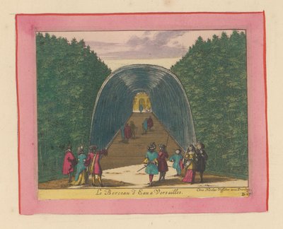 Wasserbecken in den Gärten von Versailles von Willem Swidde