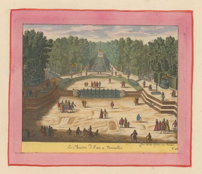 Wassertheater in den Gärten von Versailles von Willem Swidde