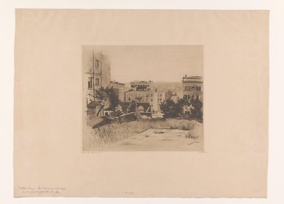 Ansicht der Sutter Street in San Francisco von Willem Witsen (signed by artist)
